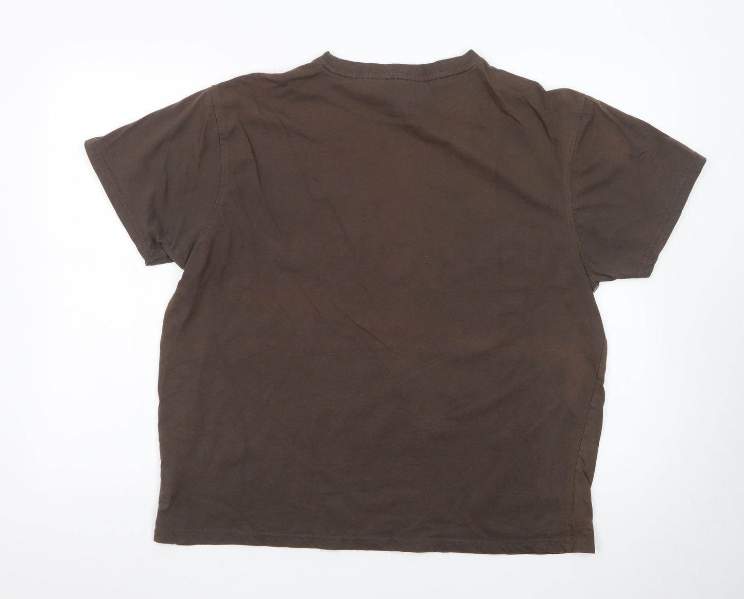 Trespass Mens Brown Quick Dry Outdoor Performance T-Shirt XL