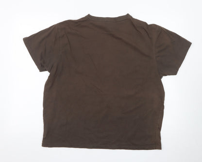 Trespass Mens Brown Quick Dry Outdoor Performance T-Shirt XL