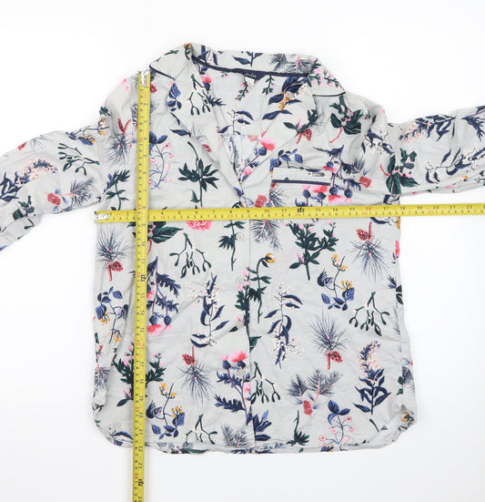 Joules Women’s Multicoloured Floral Cotton Button-Up Shirt S