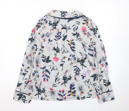 Joules Women’s Multicoloured Floral Cotton Button-Up Shirt S