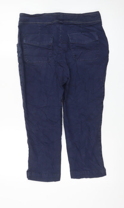 Marks and Spencer Per Una Women's Blue Cropped Jeans Size 10