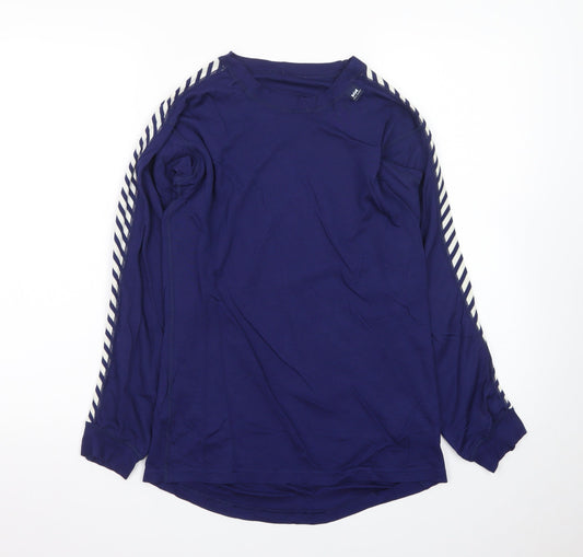 Helly Hansen Women's Navy Long Sleeve Top Polypropylene Size L
