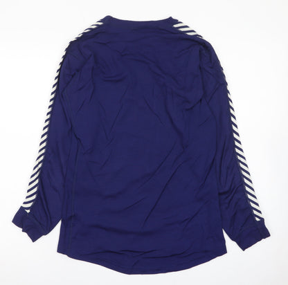Helly Hansen Women's Navy Long Sleeve Top Polypropylene Size L