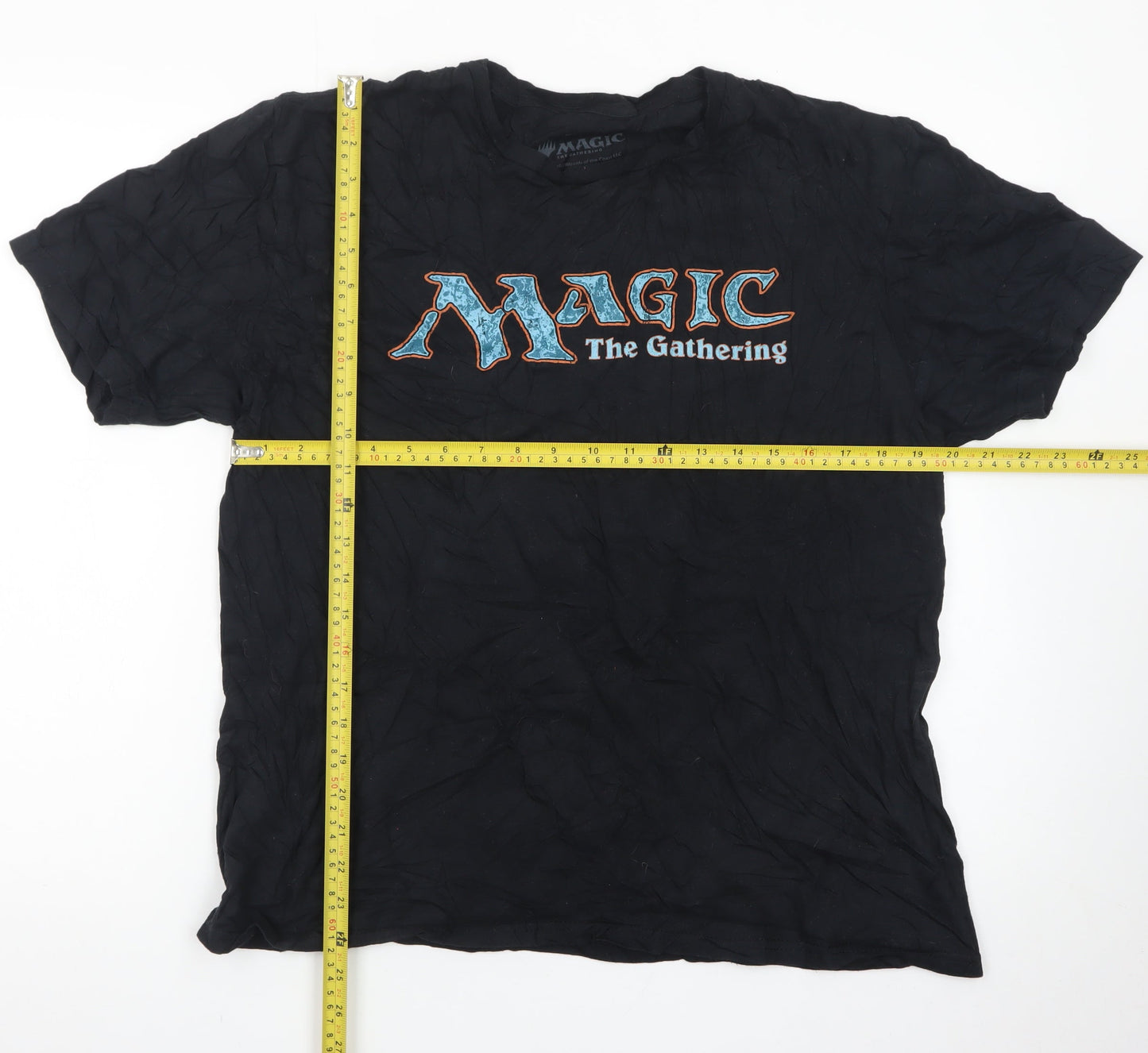 Magic The Gathering Mens Black Large Cotton Graphic T-Shirt