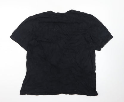 Magic The Gathering Mens Black Large Cotton Graphic T-Shirt