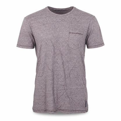 French Connection Men's Purple Marl Crew Neck Short Sleeve T-Shirt Size L