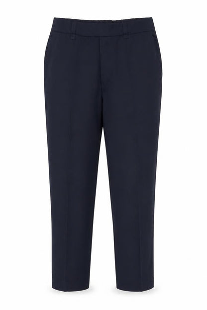Lands' End Men's Blue Chino Trousers M Regular Fit Straight Leg