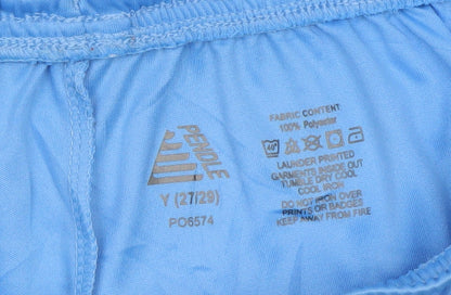 Penole Boys Blue Athletic Polyester Sports Shorts Size 10 Years