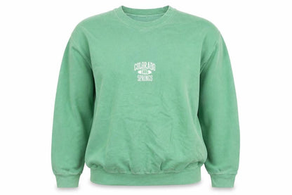 Urban Outfitters Women Green Colorado Springs Pullover Sweatshirt S