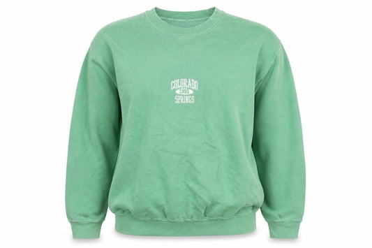 Urban Outfitters Women Green Colorado Springs Pullover Sweatshirt S