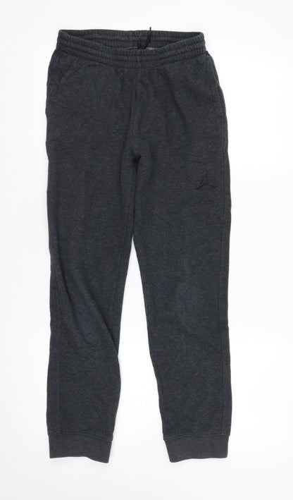 Jordan Boys Grey 12-13 Years Jogger Sweatpants Activewear Trousers