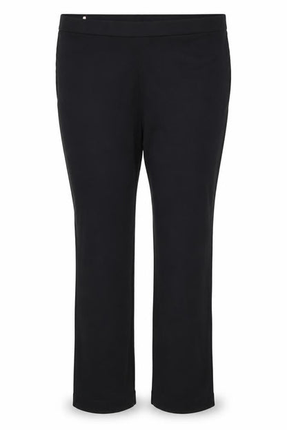 Marks and Spencer Women’s Black Regular Straight Leg Plus Size 24 Trousers