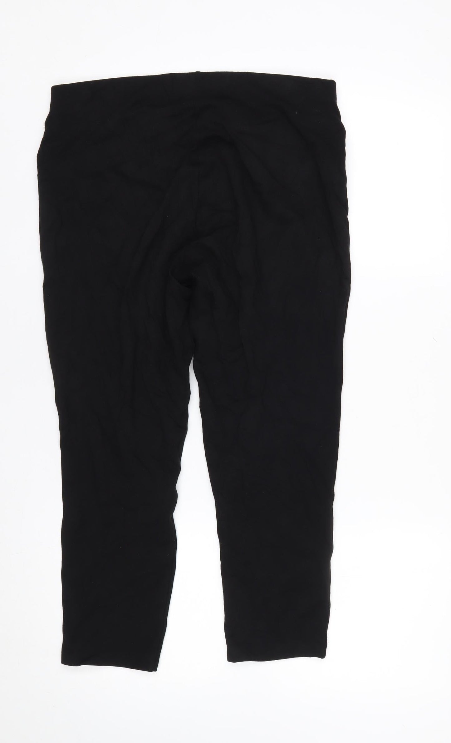 Debenhams Women’s Black Stretch Trousers Size 16 Regular Fit