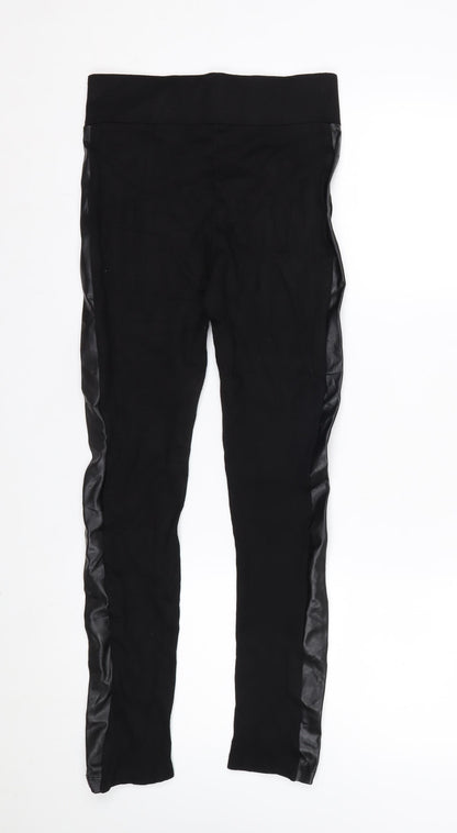 Dorothy Perkins Women's Black Size 10 Leggings Viscose Blend