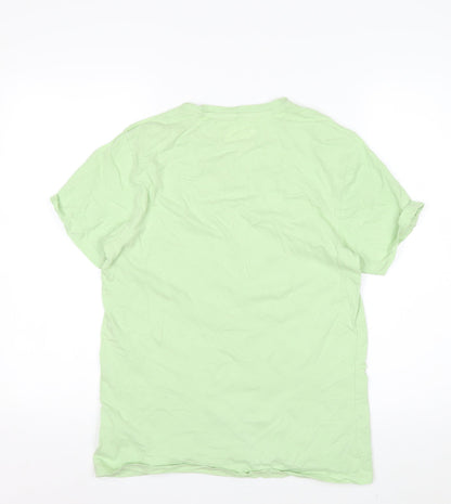 Sprite Green Graphic Print Men's Small Cotton T-Shirt