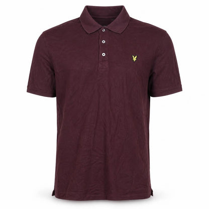 Lyle & Scott Men's Red 2XL Regular Fit Cotton Polo Shirt