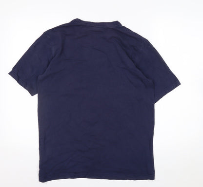 Peter Storm Men's Blue Graphic Mountain Cotton T-Shirt Size M