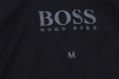Hugo Boss Men's Black Cotton Crew Neck Short Sleeve T-Shirt M