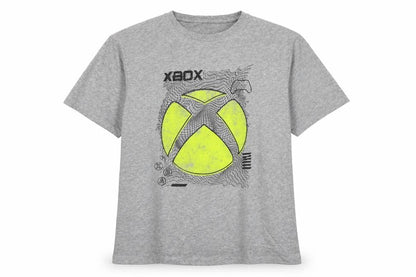 Difuzed Mens Grey Xbox Graphic T-Shirt XL Cotton Crew Neck Gamer Tee