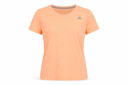 Adidas Womens Orange Climalite Prime Tee M Moisture Wicking T-Shirt