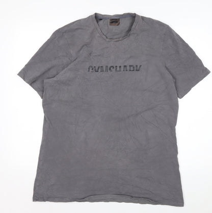 Gymshark Mens Grey XL Athletic Fit Short Sleeve Crew Neck T-Shirt