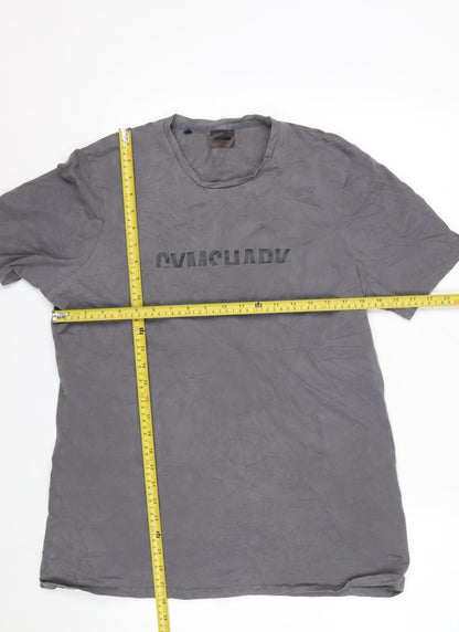 Gymshark Mens Grey XL Athletic Fit Short Sleeve Crew Neck T-Shirt