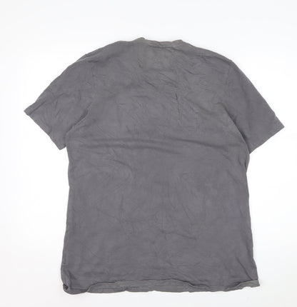 Gymshark Mens Grey XL Athletic Fit Short Sleeve Crew Neck T-Shirt