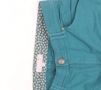 Papaya Women’s Teal Chino Trousers Size 14 Cotton Blend
