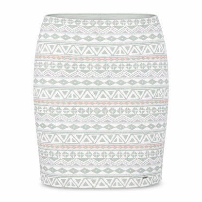 Hollister Womens Green Aztec Stretch Jersey Pencil Skirt L