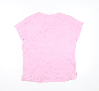 Puma Women's Pink Basic Sports T-Shirt Size 10