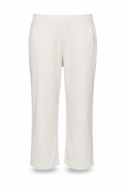 Marks and Spencer Women Beige Regular Cropped Jogger Trousers Size 12