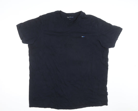 BadRhino Men’s Black 3XL Crew Neck Cotton T-Shirt