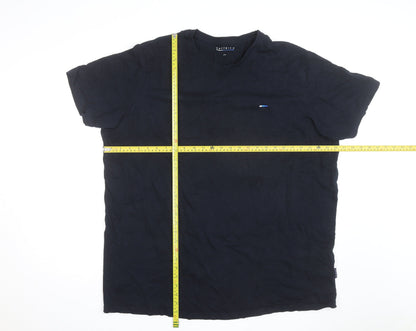 BadRhino Men’s Black 3XL Crew Neck Cotton T-Shirt