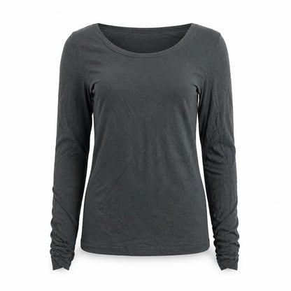 Mint Velvet Women's Black Long Sleeve Cotton Jersey Top Size 12