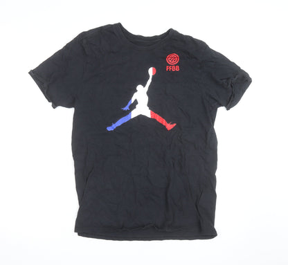 Nike Men's Black FFBB Jumpman Graphic T-Shirt Size L