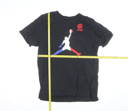 Nike Men's Black FFBB Jumpman Graphic T-Shirt Size L