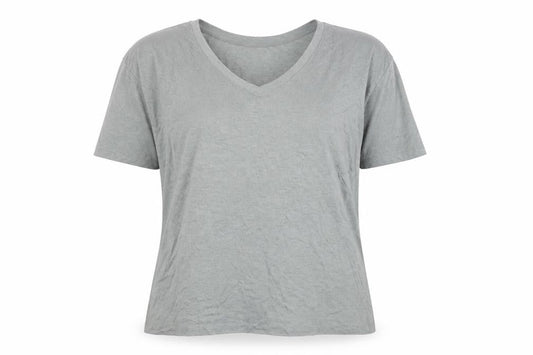 Roxy Womens Green V-Neck Short Sleeve Basic T-Shirt M