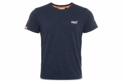 Superdry Men's Navy Blue Vintage Logo T-Shirt Size S Cotton