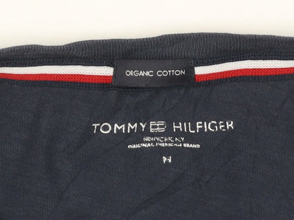 Tommy Hilfiger Men's Navy Blue Organic Cotton Crew Neck T-Shirt M