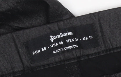 Stradivarius Womens Black Skinny Jeans Size 10 Slim Fit