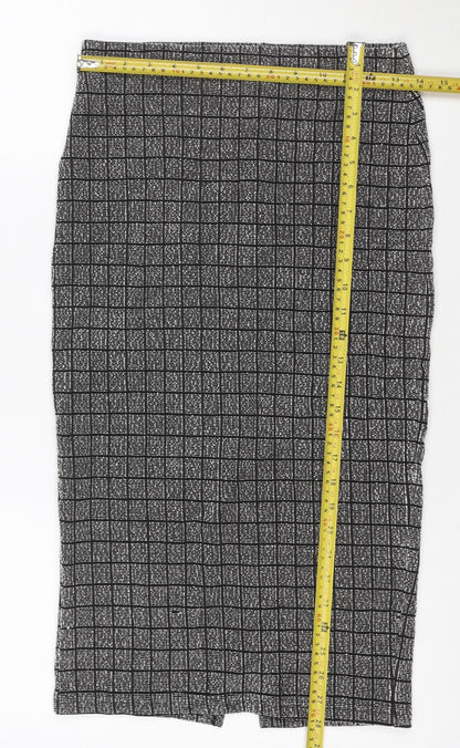 Cara & Co London Women's Black Check Sheath Dress Size 10