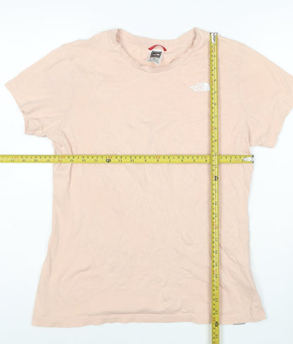 The North Face Womens Beige Cotton Short Sleeve T-Shirt M
