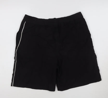 Diadora Men's Black Athletic Polyester Shorts Size M