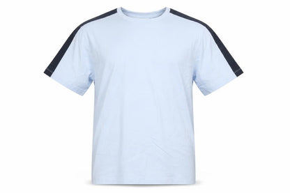 Reiss Men's Light Blue Crew Neck Cotton T-Shirt Size M