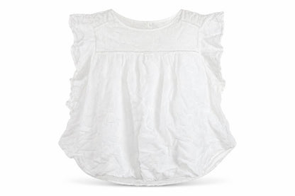 Marks & Spencer Women White Embroidered Boho Blouse Size 16