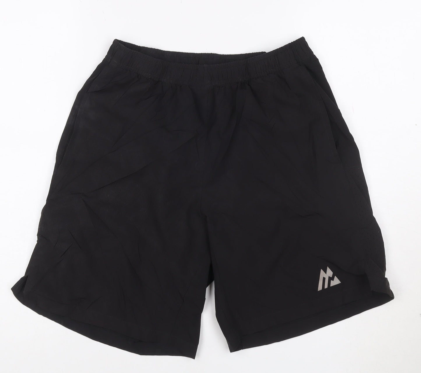 Montirex Mens Black Athletic Shorts M Lightweight Quick Dry