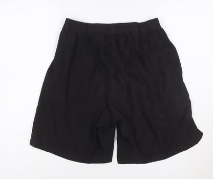 Montirex Mens Black Athletic Shorts M Lightweight Quick Dry