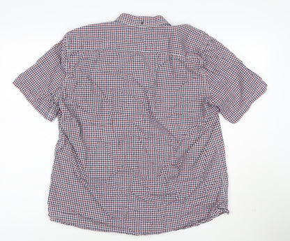 French Connection Men’s Multicoloured Check Button-Up Cotton Shirt XL