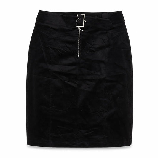 Next Women Black Knee Length Pencil Skirt UK 14 Cotton Stretch