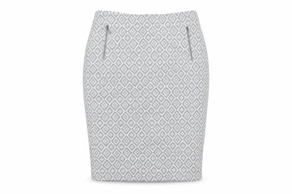 Marks and Spencer Women’s Grey Geometric Pencil Skirt Size 10